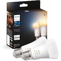 Philips Hue White Ambiance 1600ルーメン 2個 Philips Hue New White Ambiance Smart Light Bulb 100W - 1600